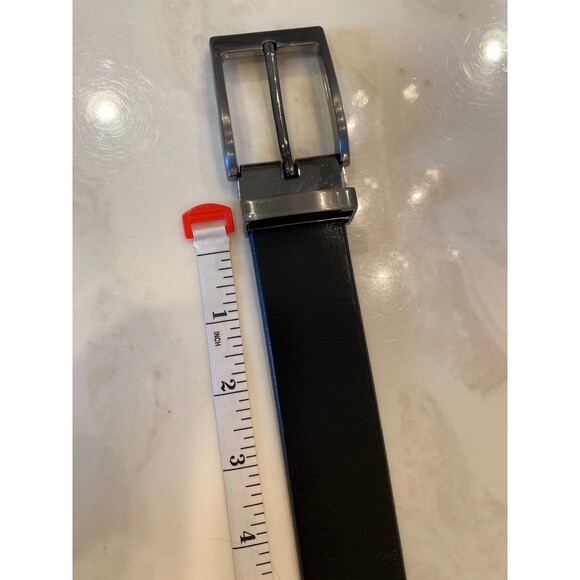 Men’s Belt Dark Brown Buckle is 2.75 “ & Belt is 40 inches without Buckle Dressy - Picture 9 of 10